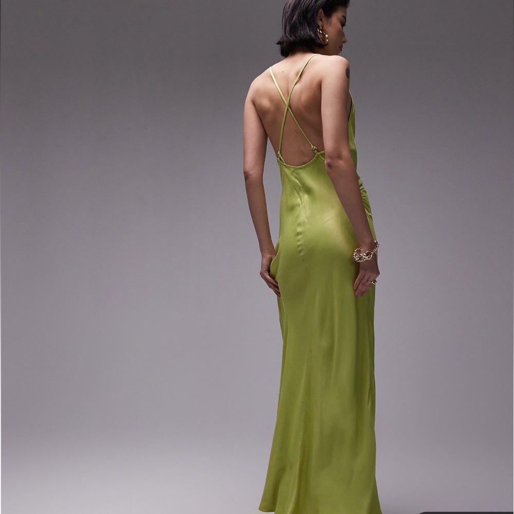 Worn once Topshop green dress